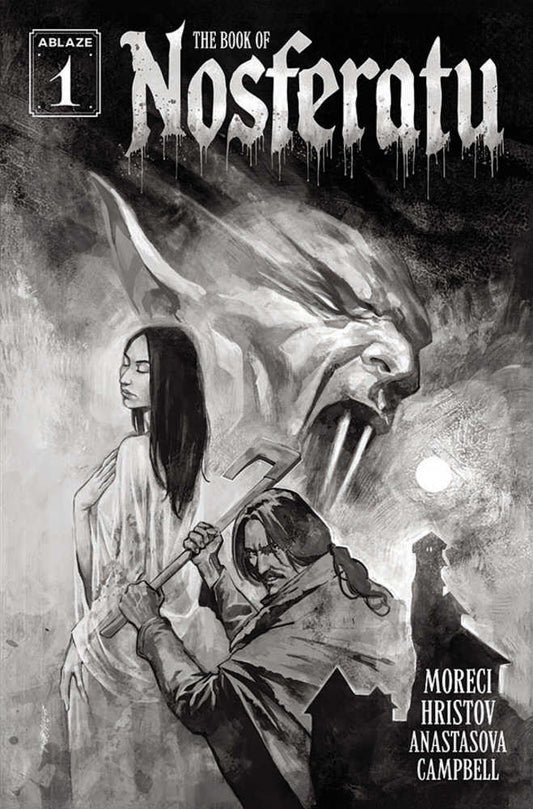 Book Of Nosferatu #1 Cover B Hristov Black & White (Mature)