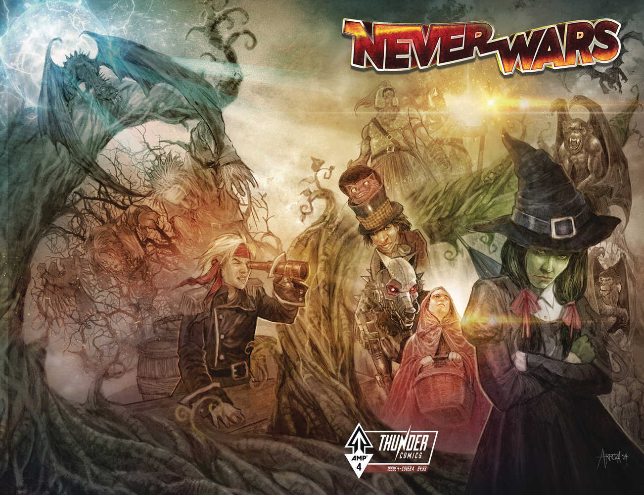 Neverwars #4 Cover A Erwin J Arroza Wraparound