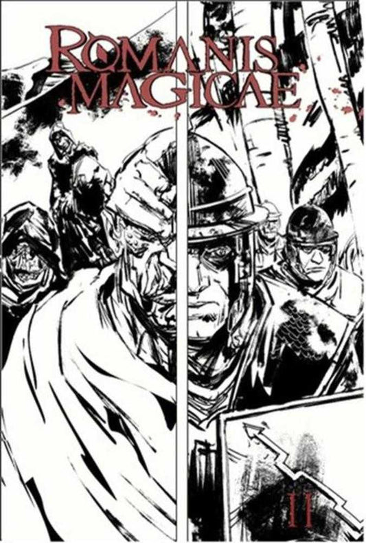 Romanis Magicae #2 (Of 4) Cover B Paul Peart Smith Black White And Red Variant