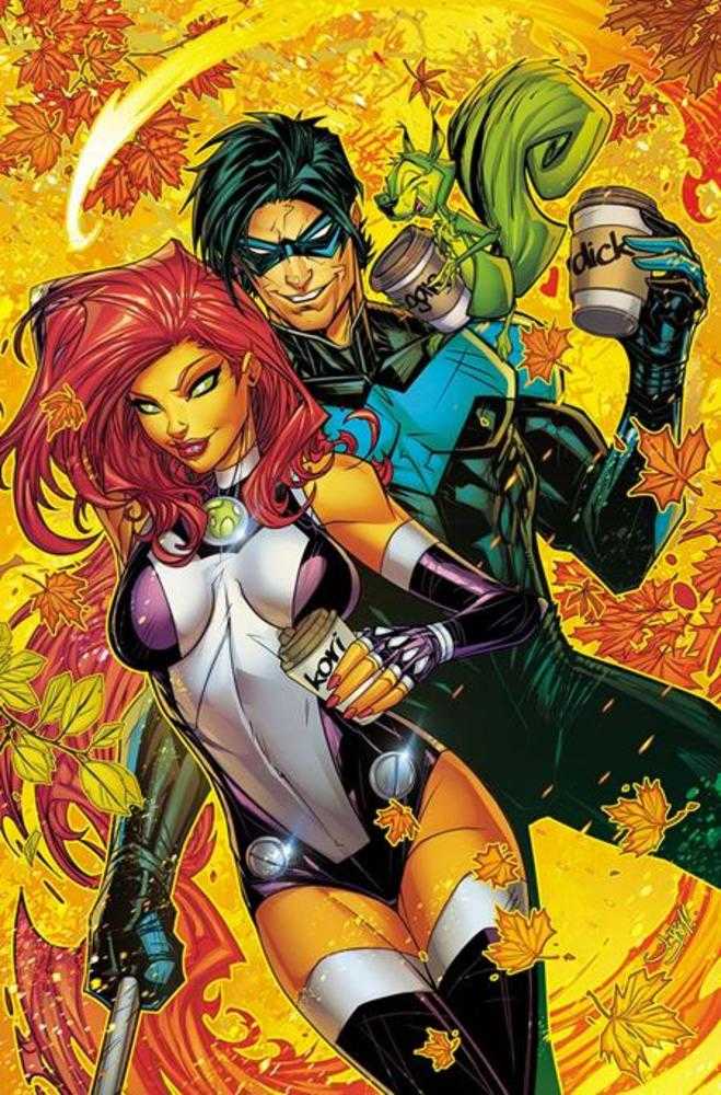 Titans #27 Cover D Jonboy Meyers Pumpkin Spicy Card Stock Variant