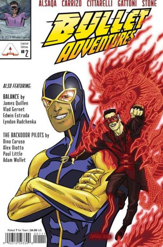 Bullet Adventures #2 Cover B Lara Kane Silver Age Variant