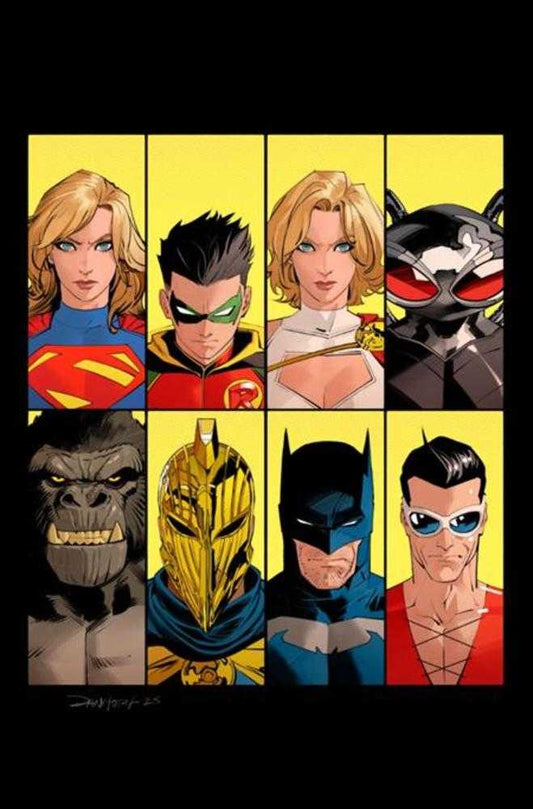 DC K.O. #1 (Of 4) Cover H Dan Mora Bracket Card Stock Variant