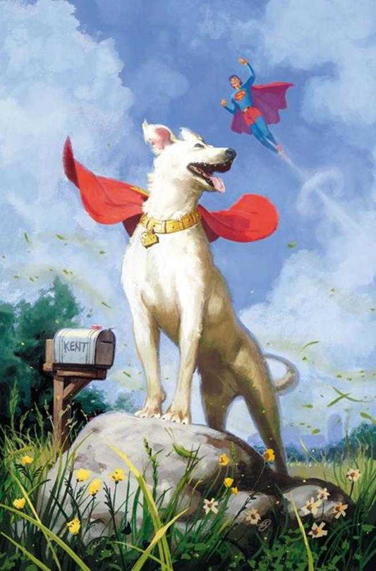 Krypto The Last Dog Of Krypton #5 (Of 5) Cover B David Talaski Card Stock Variant
