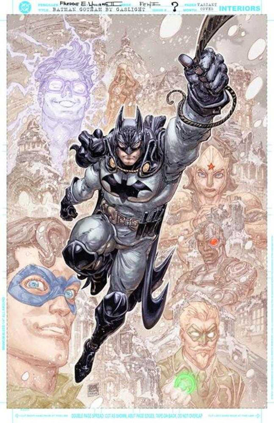 Batman Gotham By Gaslight A League For Justice #5 (Of 6) Cover C Freddie E Williams II Card Stock Variant