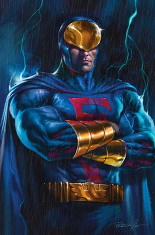 Blue Falcon & Dynomutt #3 Cover E Lucio Parrillo Metal Full Art Variant