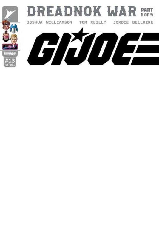 G.I. Joe #13 Cover G Blank Sketch Variant