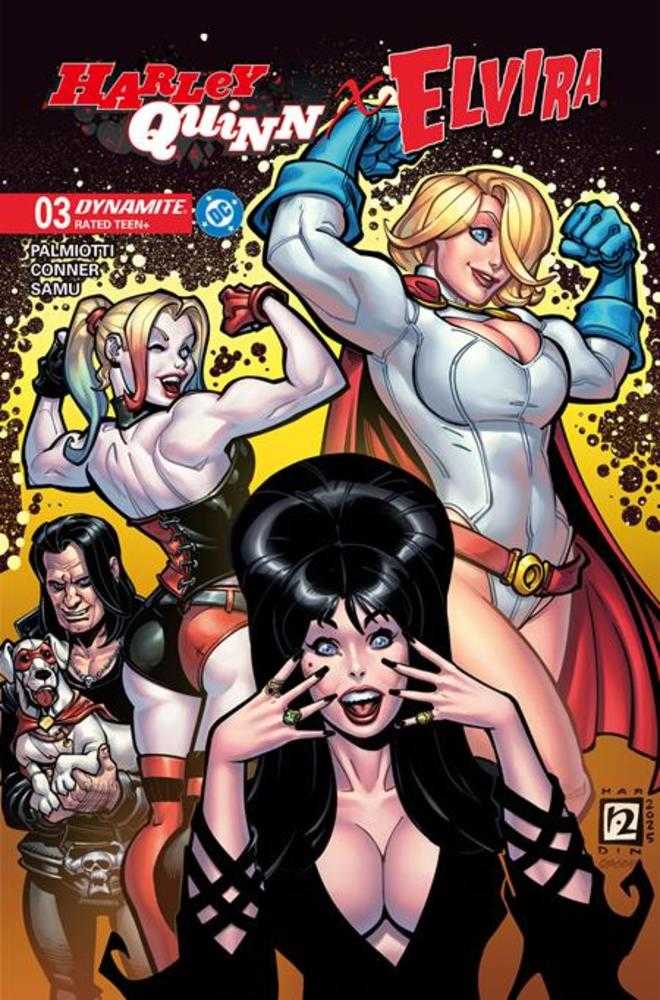Harley Quinn X Elvira #3 Cover B Chad Hardin Variant