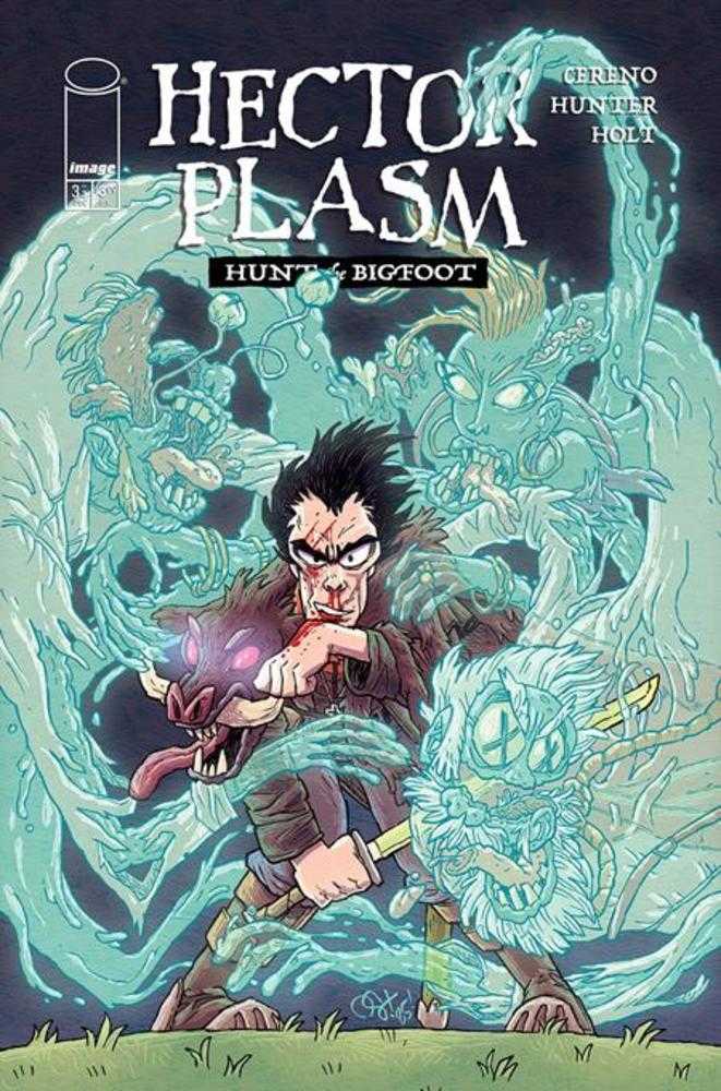 Hector Plasm Hunt The Bigfoot #3 (Of 3) Cover A Derek Hunter & Spencer Holt (Mature)