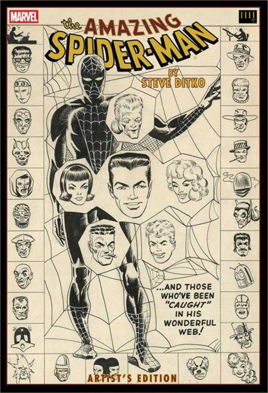 Amazing Spider Man By Steve Ditko Artists Edition Hardcover Direct Market Exclusive Web Cover