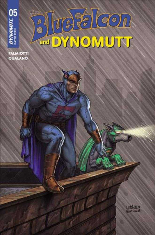 Blue Falcon & Dynomutt #5 Cover C Joseph Michael Linsner Variant
