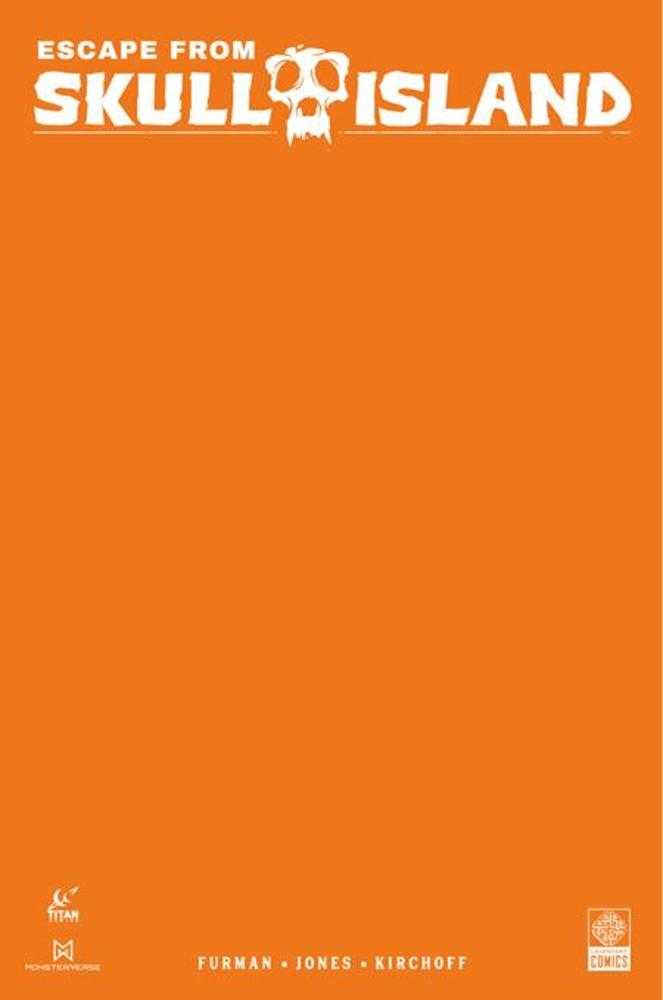 Escape From Skull Island #1 (Of 4) Cover E Blank Sketch Variant