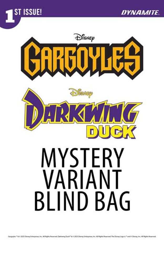 Gargoyles Darkwing Duck #1 Cover F Blind Bag Variant