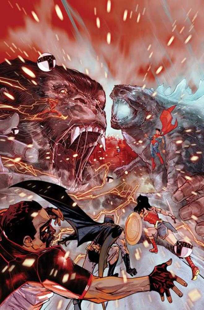 Justice League vs Godzilla vs Kong 2 #7 (Of 7) Cover D Carmine Di Giandomenico Card Stock Variant