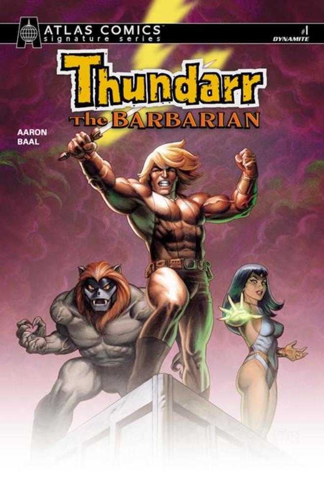 Thundarr The Barbarian #1 Cover H Joseph Michael Linsner Signed Atlas Edition Variant