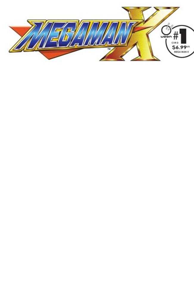 Mega Man X #1 (Of 5) Cover D Blank Sketch Variant