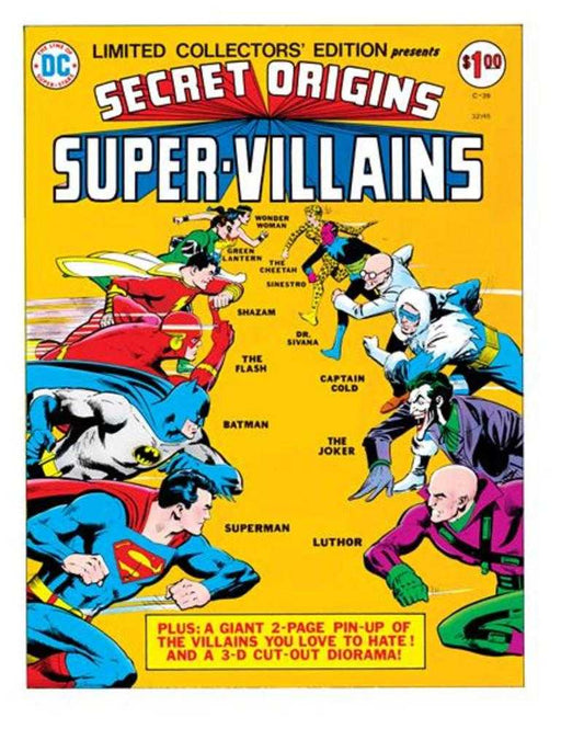 Limited Collectors Edition #39 Secret Origins Super Villains Facsimile Edition Cover A Dick Giordano