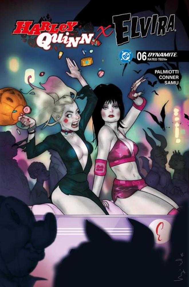 Harley Quinn X Elvira #6 Cover D Ben Caldwell Variant