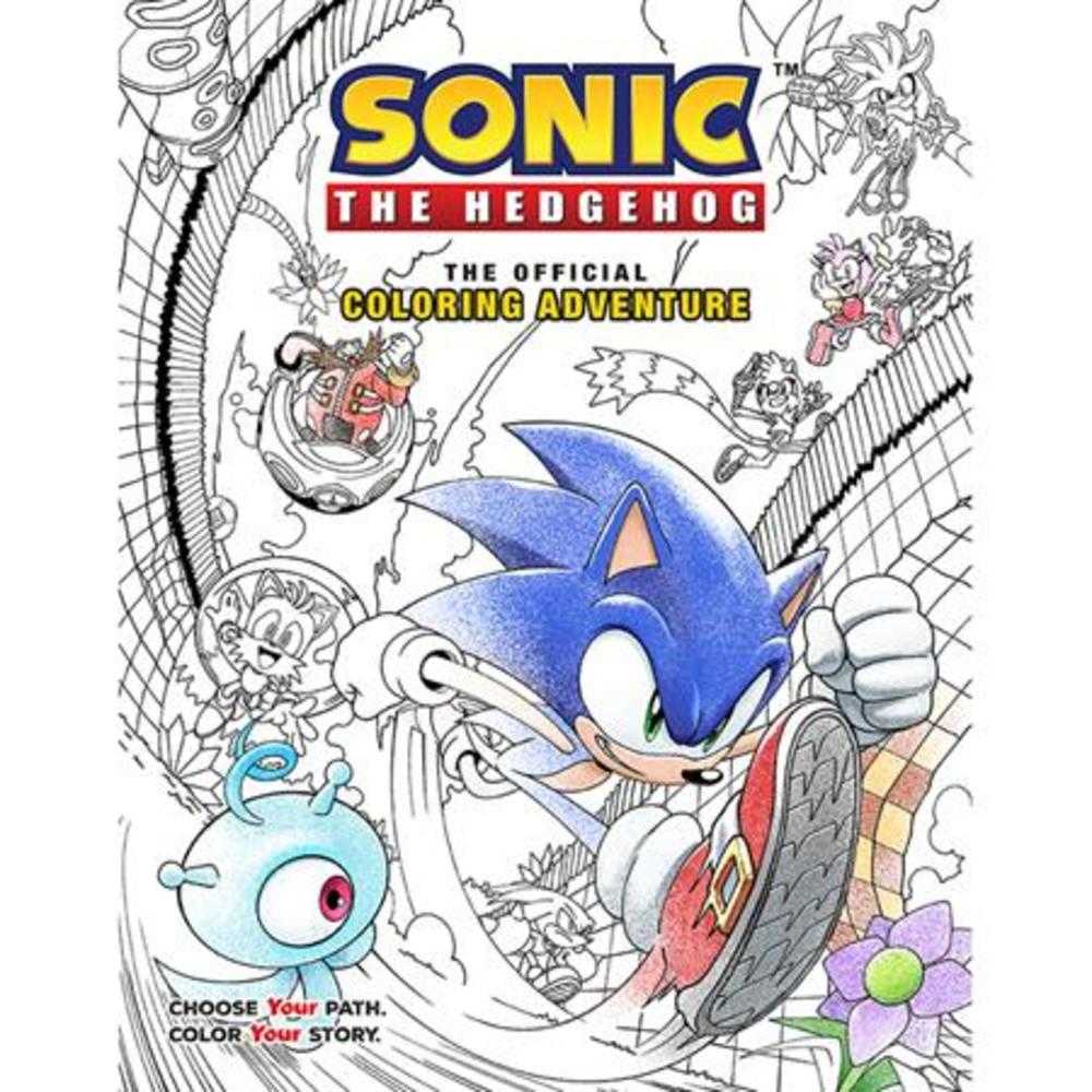 Sonic The Hedgehog TPB The Official Coloring Adventure