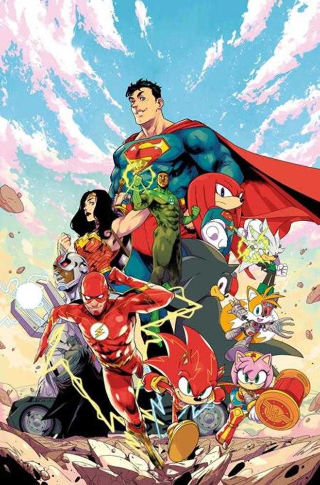 DC X Sonic The Hedgehog The Metal Legion #1 (Of 5) Cover A Pablo M Collar