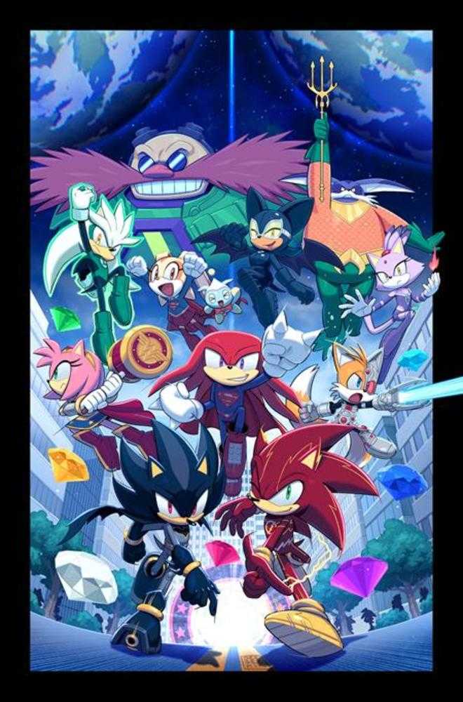 DC X Sonic The Hedgehog The Metal Legion #1 (Of 5) Cover D Min Ho Kim Card Stock Variant