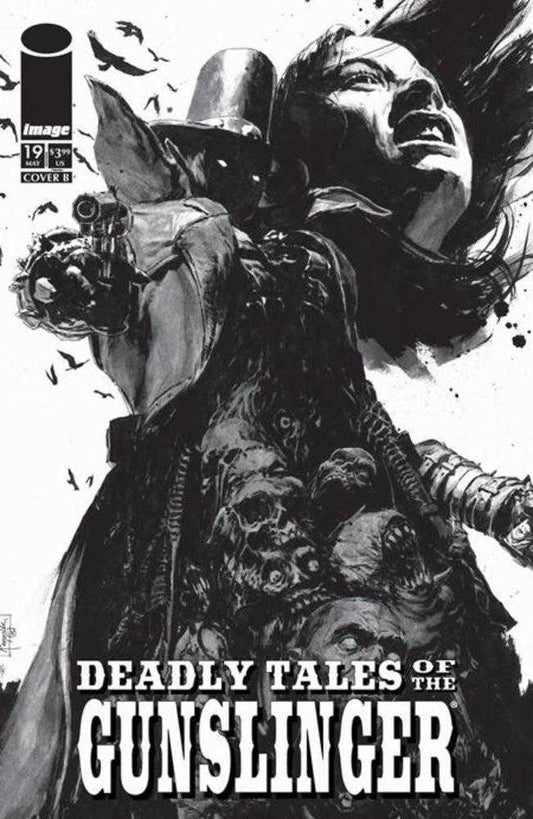 Deadly Tales Of The Gunslinger Spawn #19 Cover B Patric Reynolds Black & White Variant