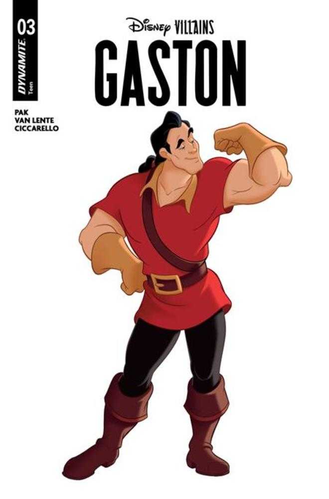 Disney Villains Gaston #3 Cover B Animation Art Variant