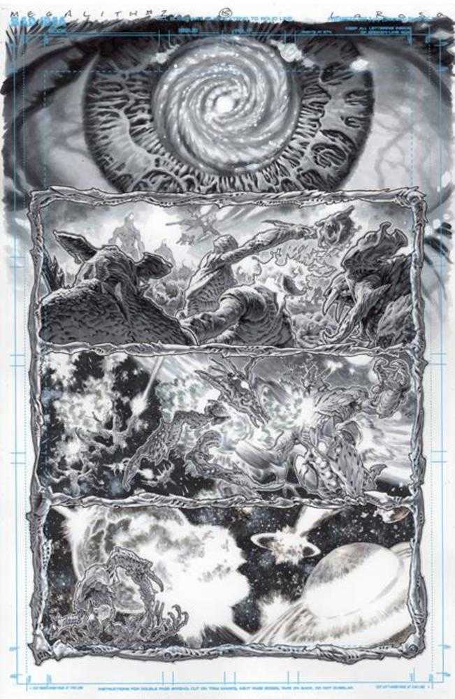Olympus Saga Megalith #1 (Of 4) Cover Aa Lewis Larosa Original Art Edition 24 Variant