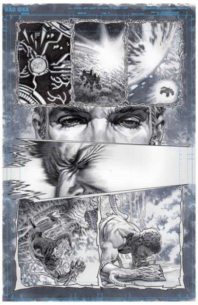 Olympus Saga Megalith #1 (Of 4) Cover Ac Lewis Larosa Original Art Edition 26 Variant