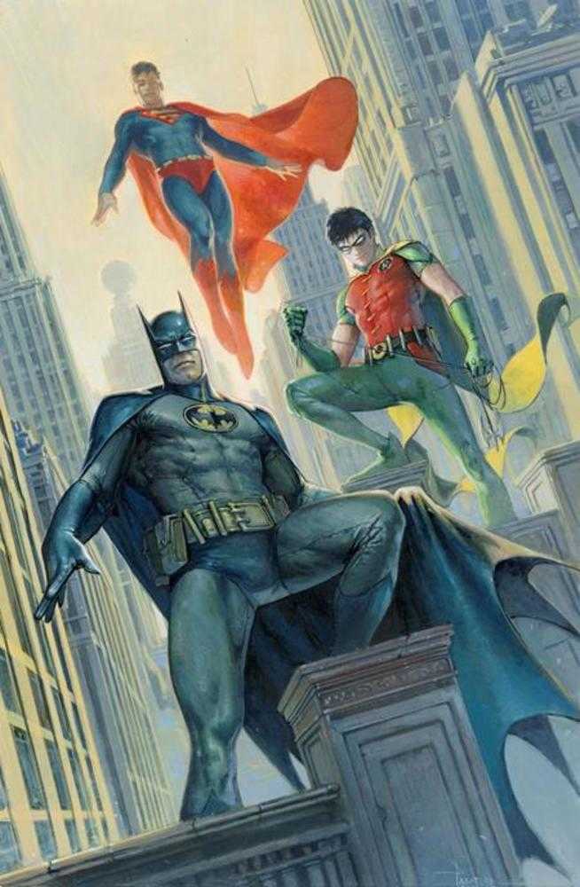 Batman Superman Worlds Finest #52 Cover C Davide Paratore Card Stock Variant