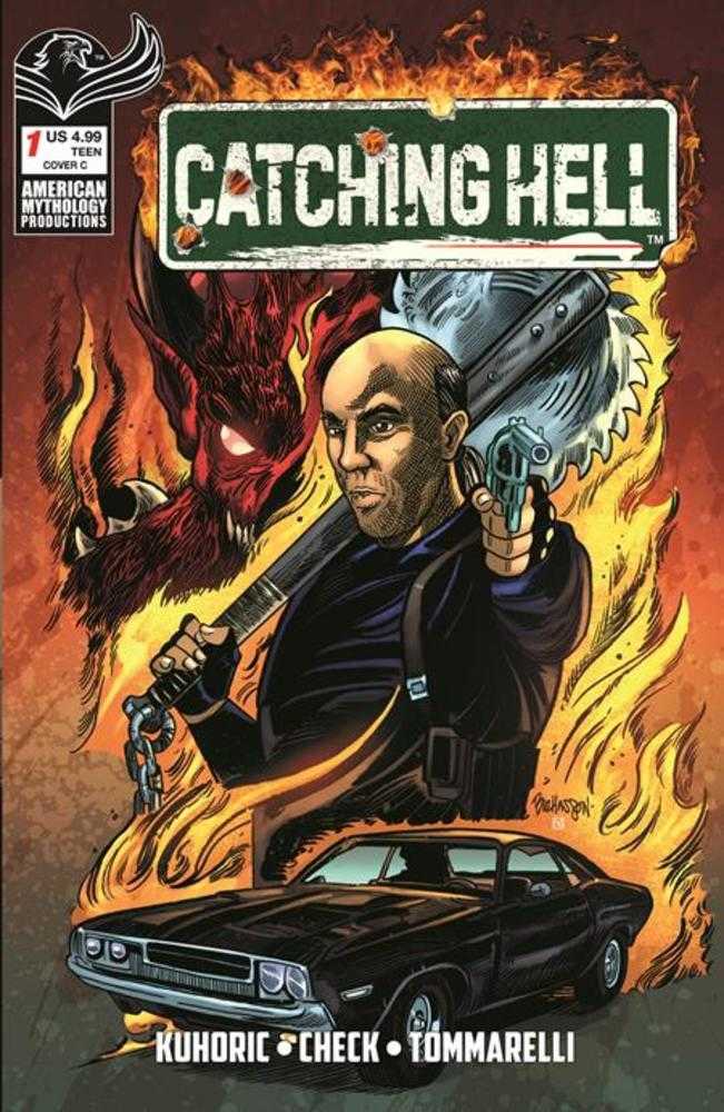 Catching Hell Feat Reggie Bannister #1 Cover C Paul Maitland Variant Previously Solicted Thru Diamond