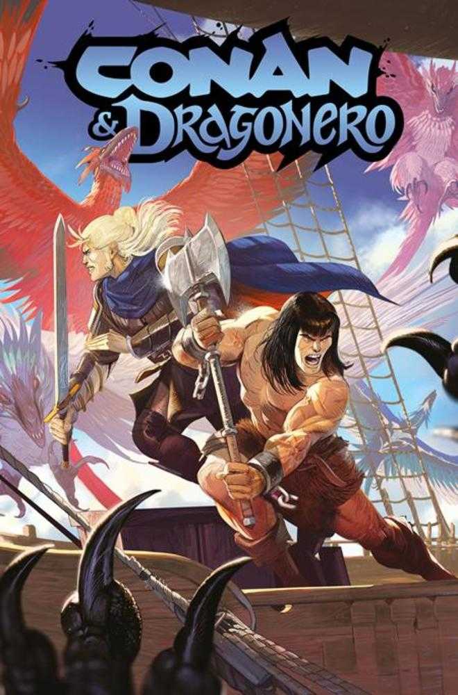 Conan And Dragonero #2 (Of 7) Cover C Fernando Dagnino Foil Variant (Mature)