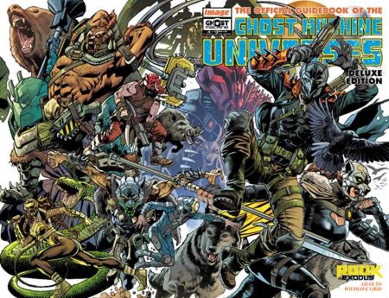 Ghost Machine The Official Guidebook #4 (Of 5) Cover B Bryan Hitch & Brad Anderson Wraparound Variant