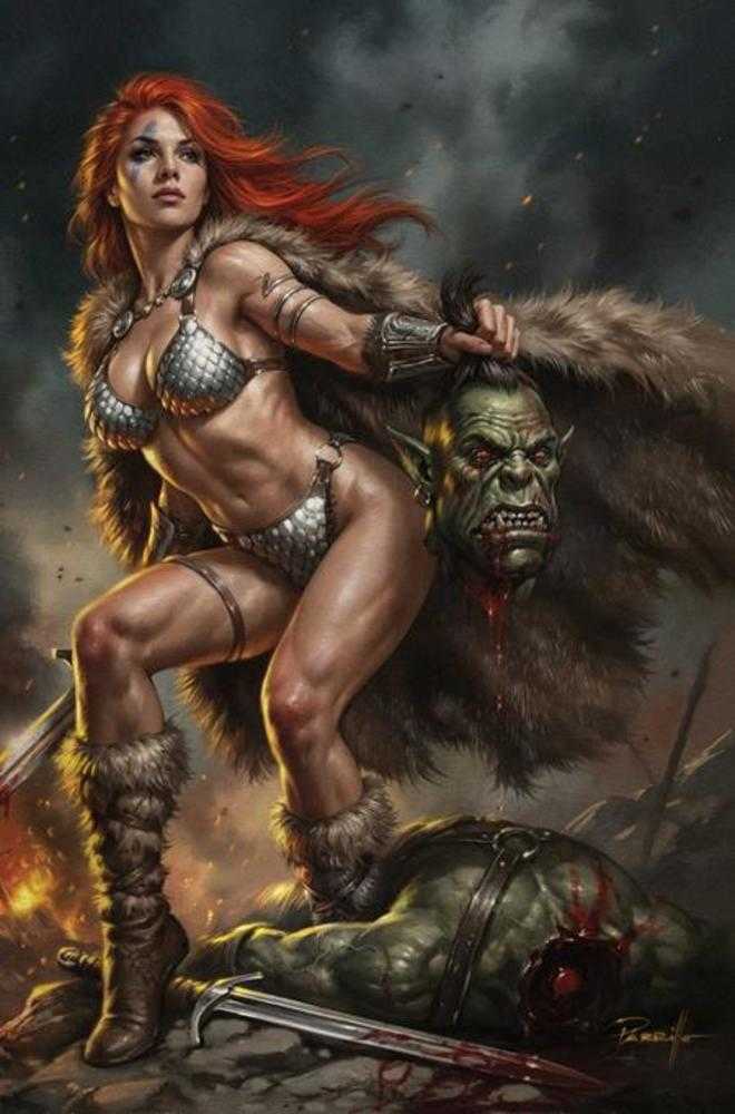 Red Sonja She Devil With A Sword #3 Cover F Lucio Parrillo Metal Premium Variant