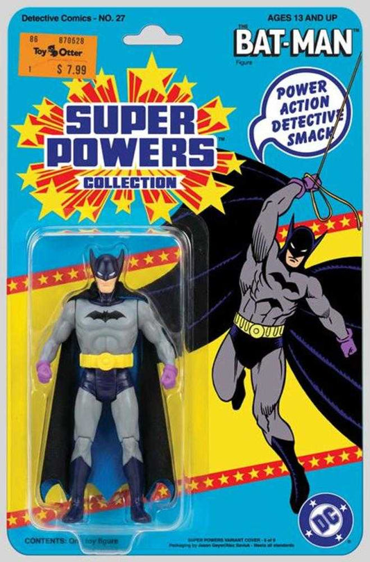 Detective Comics #27 Facsimile Edition Cover B Jason Geyer & Alex Saviuk First Appearance Batman Super Powers Action Figure Card Stock Variant (2026)