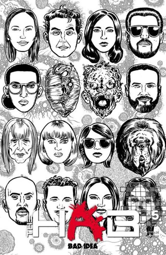 Hab #5 (Of 5) Cover C David Lapham Bw Outbreak Skulls Variant