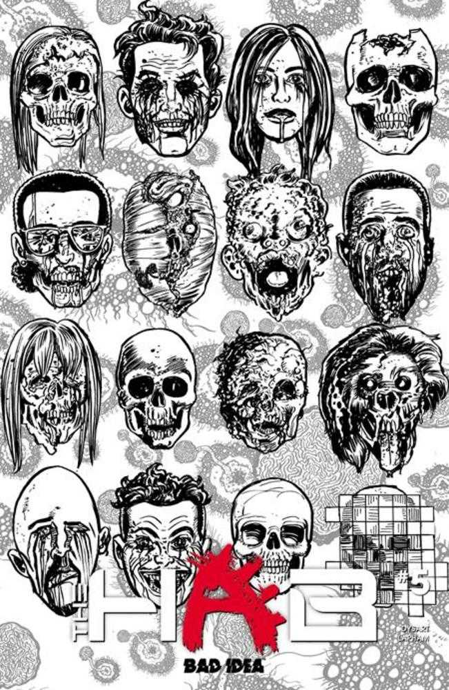 Hab #5 (Of 5) Cover E David Lapham Bw Dead Skulls Variant