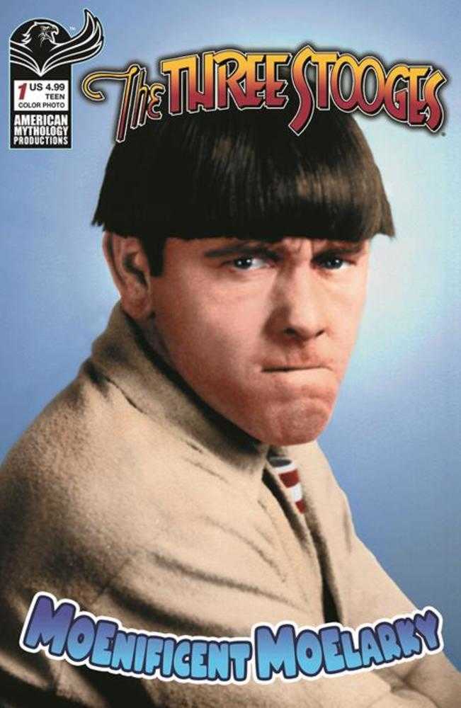 Three Stooges Magnificent Moelarky #1 Cover B Color Photo Variant
