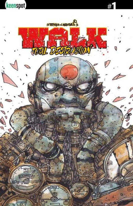 Walk Total Destruction #1 (One Shot) Cover D Stefano Cardoselli Metal Variant