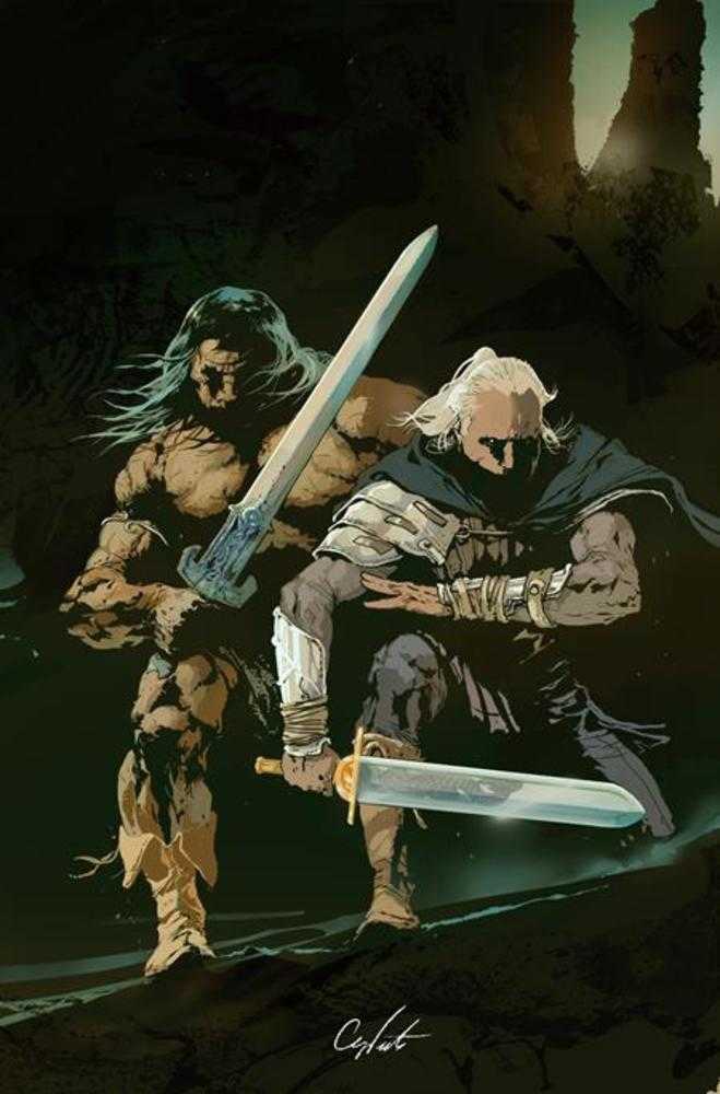 Conan The Barbarian And Dragonero #5 (Of 7) Cover B Stevan Subic Virgin Cardstock Variant (Mature)