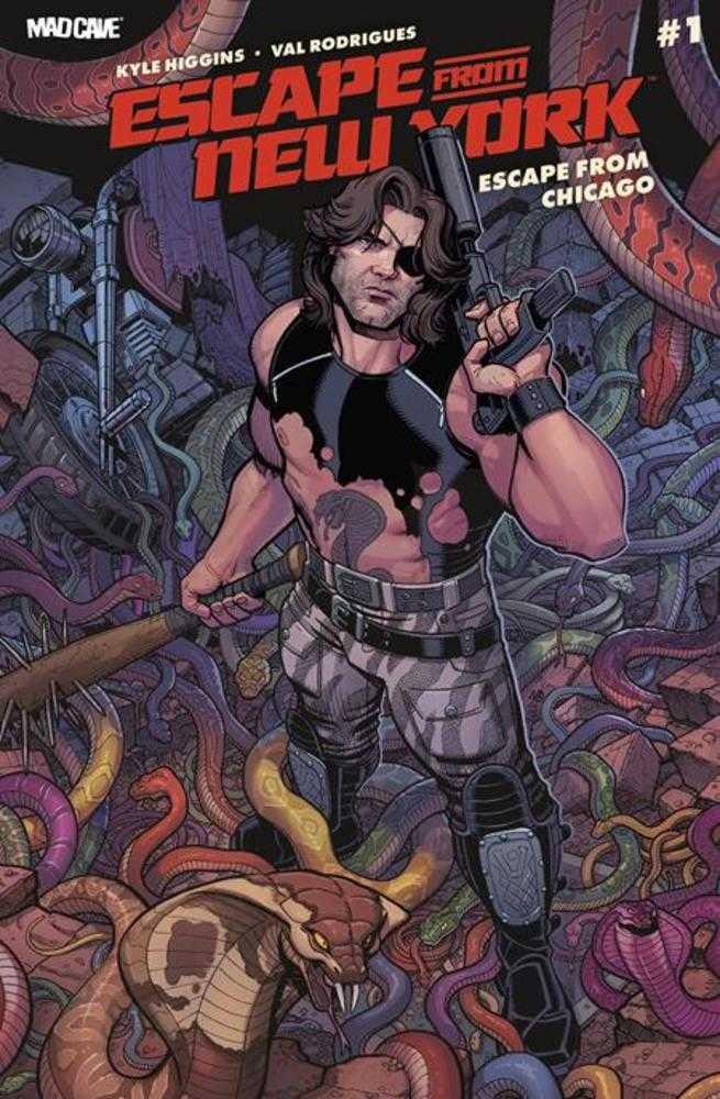 Escape From New York Escape From Chicago #1 Cover E Dan Panosian Foil Card Stock Variant