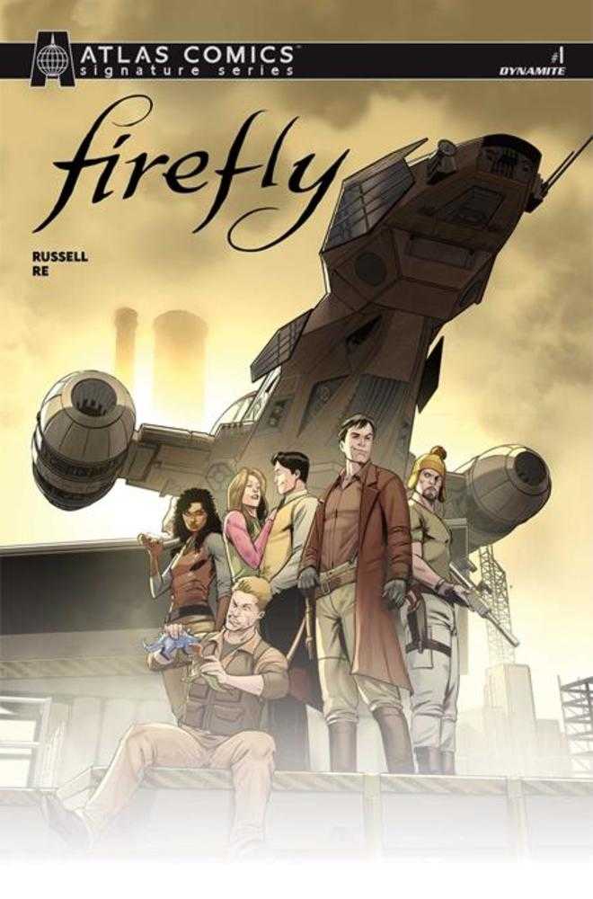 Firefly #1 Cover J Robert Quinn Atlas Edition Signed By Mark Russell