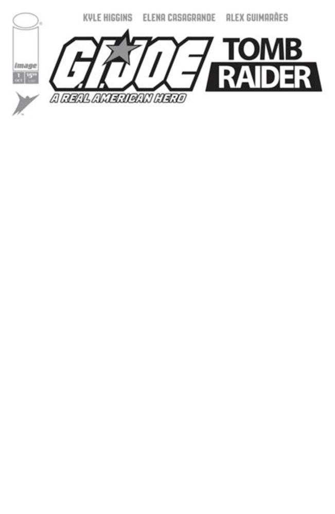 G.I. Joe A Real American Hero Tomb Raider #1 (Of 5) Cover G Blank Sketch Variant