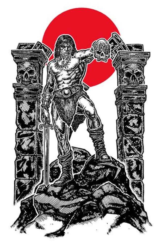 Conan The Barbarian Tides Of The Tyrant King #2 (Of 4) Cover F Micah Ulrich Virgin Foil Variant (Mature)