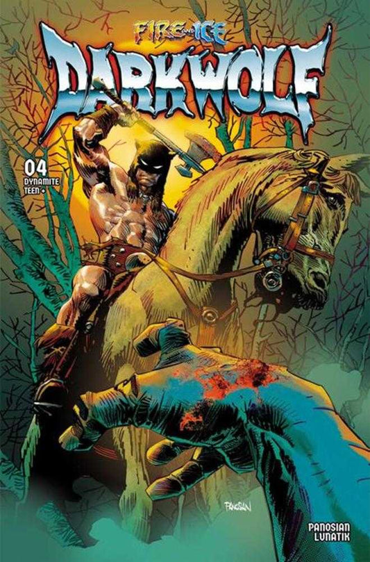 Fire And Ice Darkwolf #4 Cover F Dan Panosian Metal Premium Variant