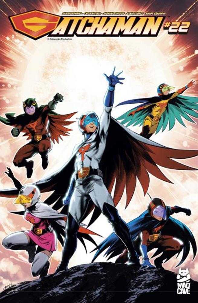 Gatchaman #22 Cover B Marika Cresta Carlos Lopez Variant