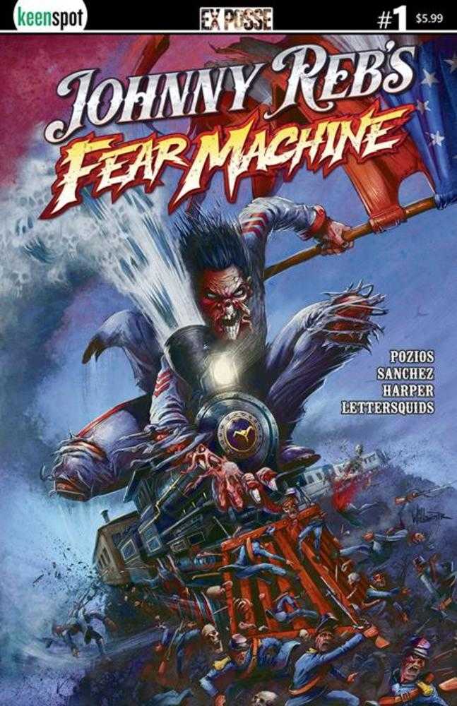 Johnny Rebs Fear Machine #1 Cover A Toby Willsmer
