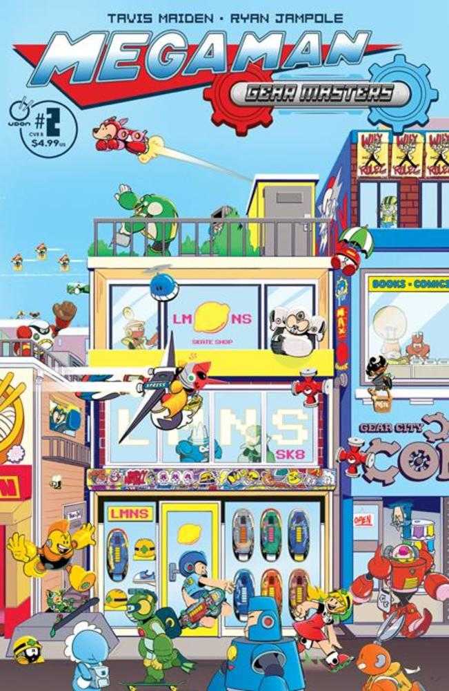 Mega Man Gear Masters #2 (Of 5) Cover B Tavis Maiden Variant