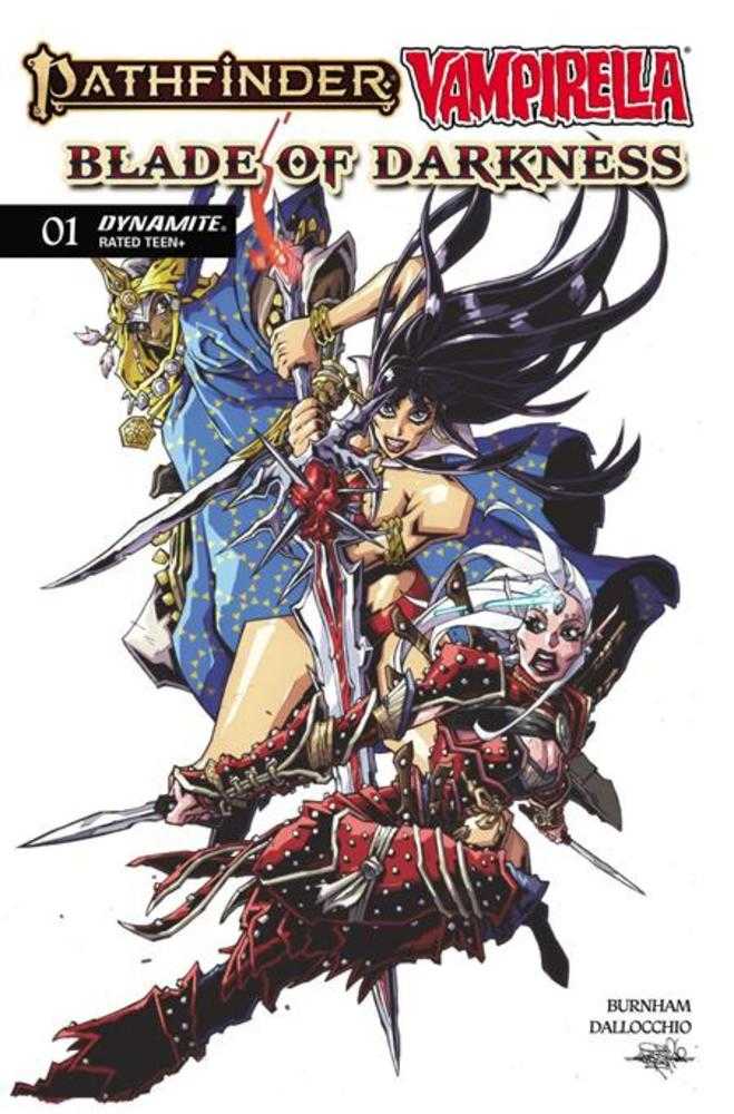 Pathfinder Vampirella Blade Of Darkness #1 Cover B Andrew Huerta Variant