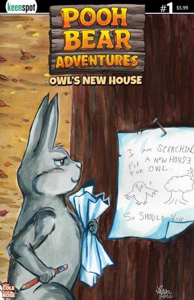 Pooh Bear Adventures Owls New House #1 (One Shot) Cover A Tessa Rose
