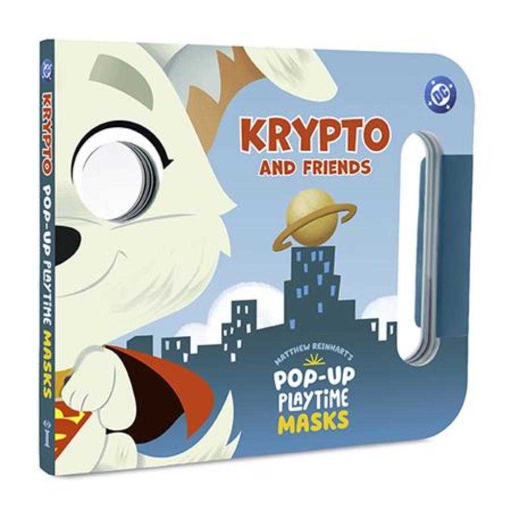 Pop Up Playtime Masks Hardcover DC Krypto And Friends